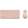 NGS Fantasy Kit Pink Teclado y Ratón Inalámbricos Recargables Rosa